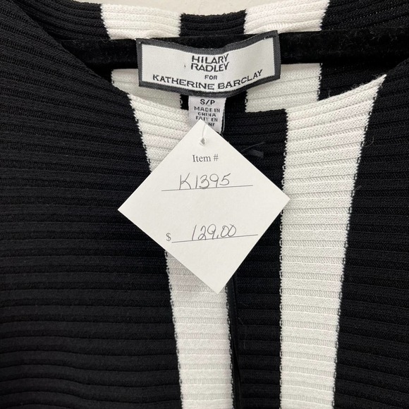 NWT Hilary Radley for Katherine Barclay Batwing Striped Sweater Small - Picture 5 of 7